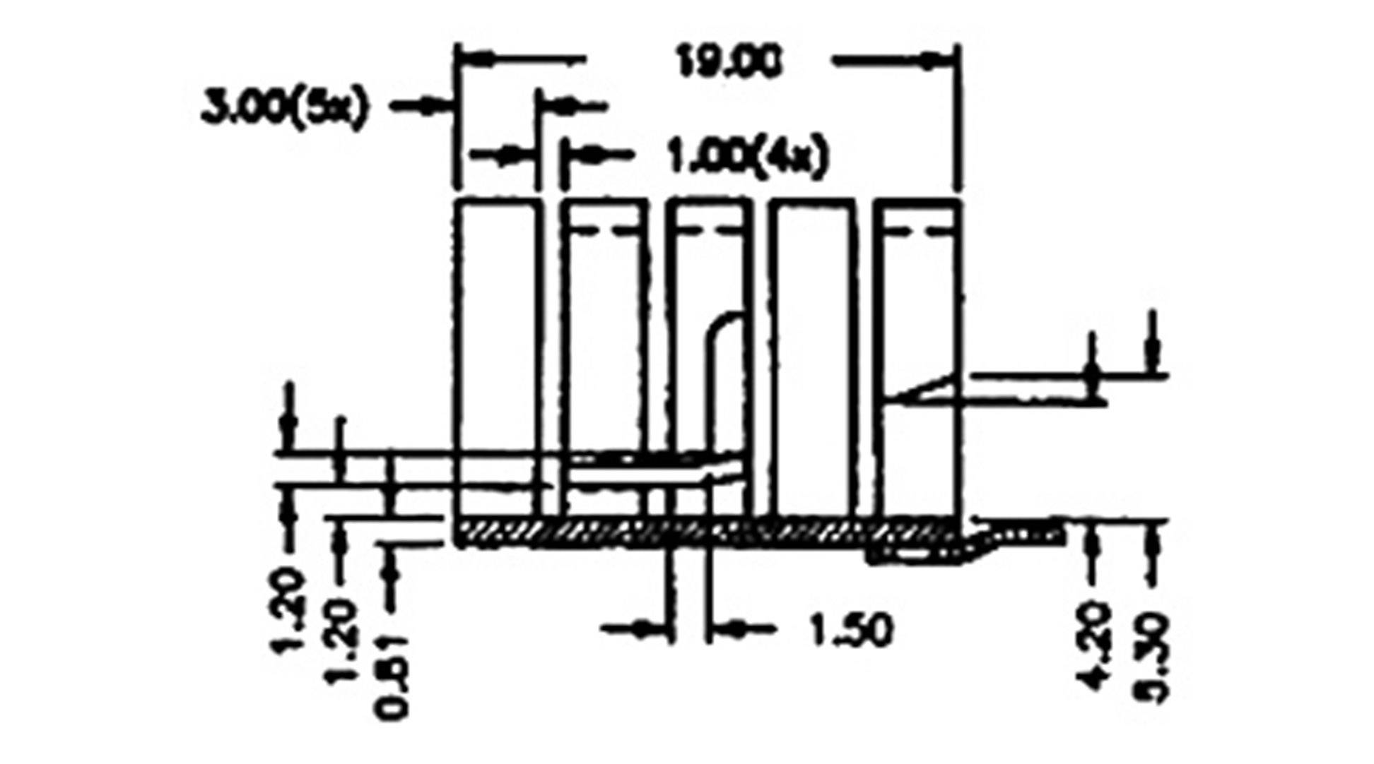 TRU Components TC-KK8508B TC-KK8508B Fingerkühlkörper 21 K/W (L x B x H) 19 x 12.8 x 12.7mm TO-220