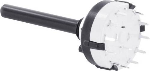 TRU Components TC-DS2X6P TC-DS2X6P Drehschalter 0.35 A Schaltpositionen 6 5 x 30 ° 1 St.