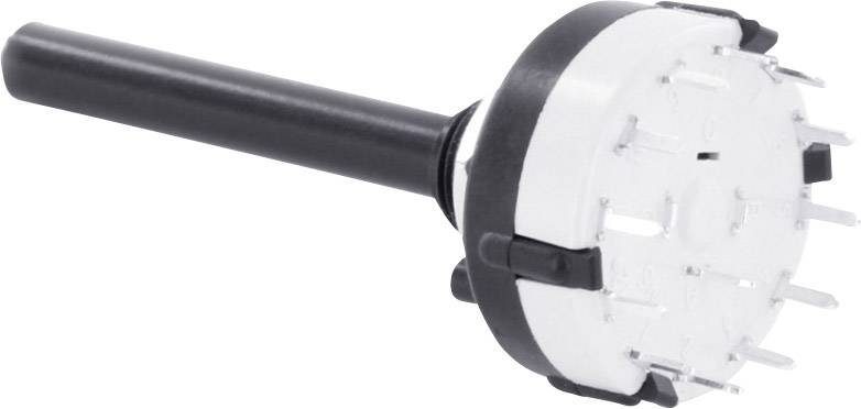 TRU Components TC-DS2X6P TC-DS2X6P Drehschalter 0.35A Schaltpositionen 6 5 x 30° 1St.