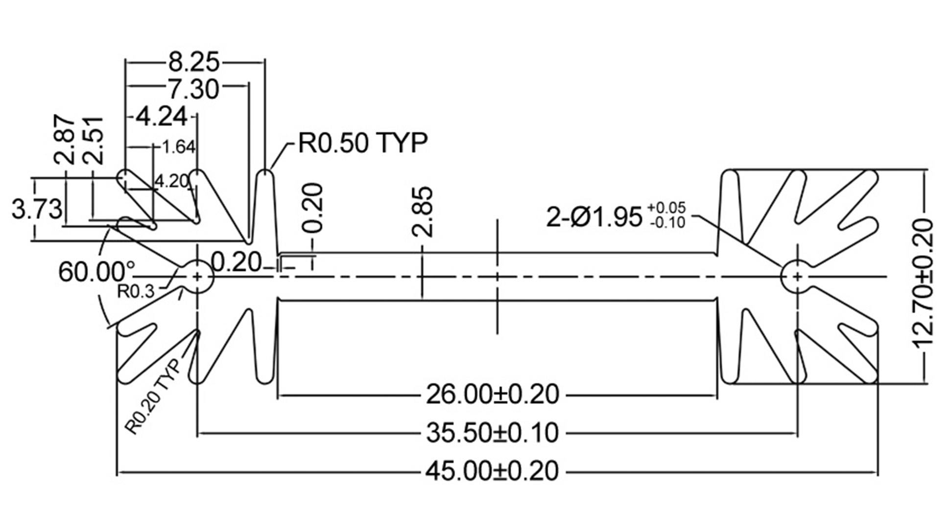 TRU Components TC-KK409385 TC-KK409385 Strangkühlkörper 7 K/W (L x B x H) 38.1 x 45 x 12.7mm TO-218, TO-220, TOP-3, SOT-32