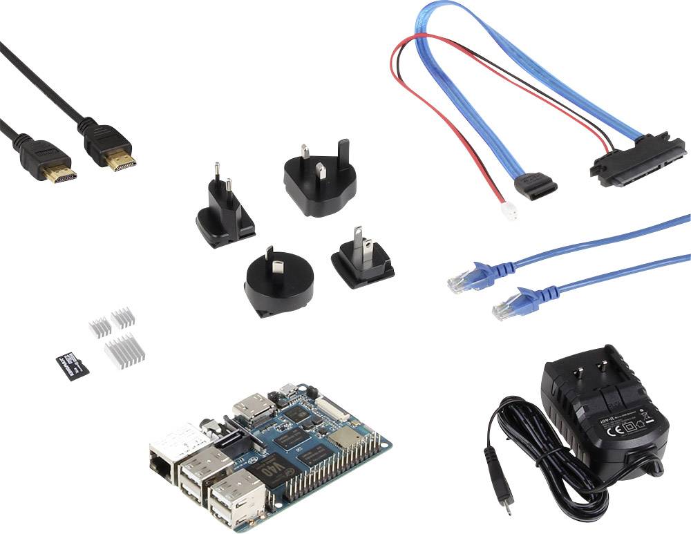 Banana Pi BPI-M2 Berry 1 GB 4 x 1.20 GHz inkl. HDMI-Kabel, inkl. Netzeil, inkl. Kühlkörper, inkl. Noobs OS Joy-it