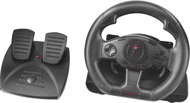 Trust GXT 580 Lenkrad USB PC Schwarz inkl. Pedale