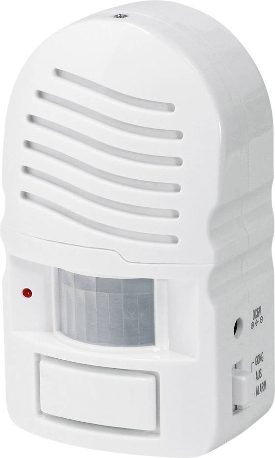 PENTATECH Bewegungsmelder ZM02 Weiß 85 dB 33302