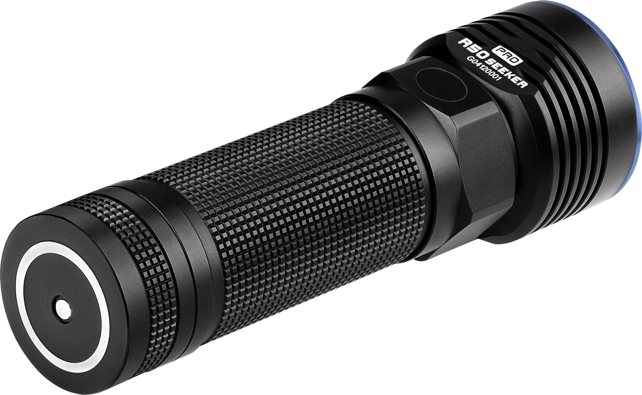 OLight R50 Pro LE Kit LED Taschenlampe mit Stroboskopmodus, mit Holster akkubetrieben 3200lm 50h 262g