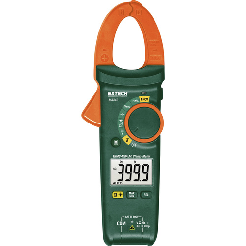 Extech MA443 Hand-Multimeter, Stromzange digital CAT III 600V Anzeige (Counts): 4000