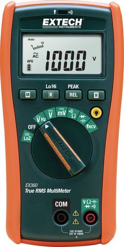 EX360 Hand-Multimeter digital CAT III 1000 V, CAT IV 600V Anzeige (Counts): 6000