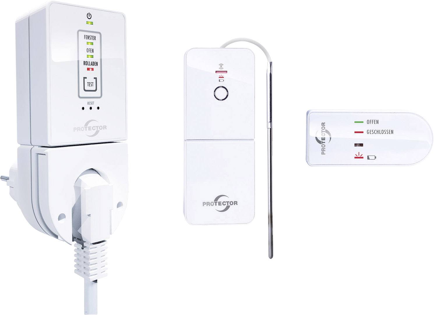 Protector Funk-Abluftsteuerung AS-7030 Comfort 1800 W Weiß Zulassungen (Abluftsteuerung): DIBt