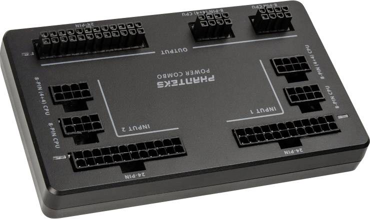 Phanteks Power Combo 2x PSU + 1x Mainboard PC Netzteil Koppler 2-auf-1