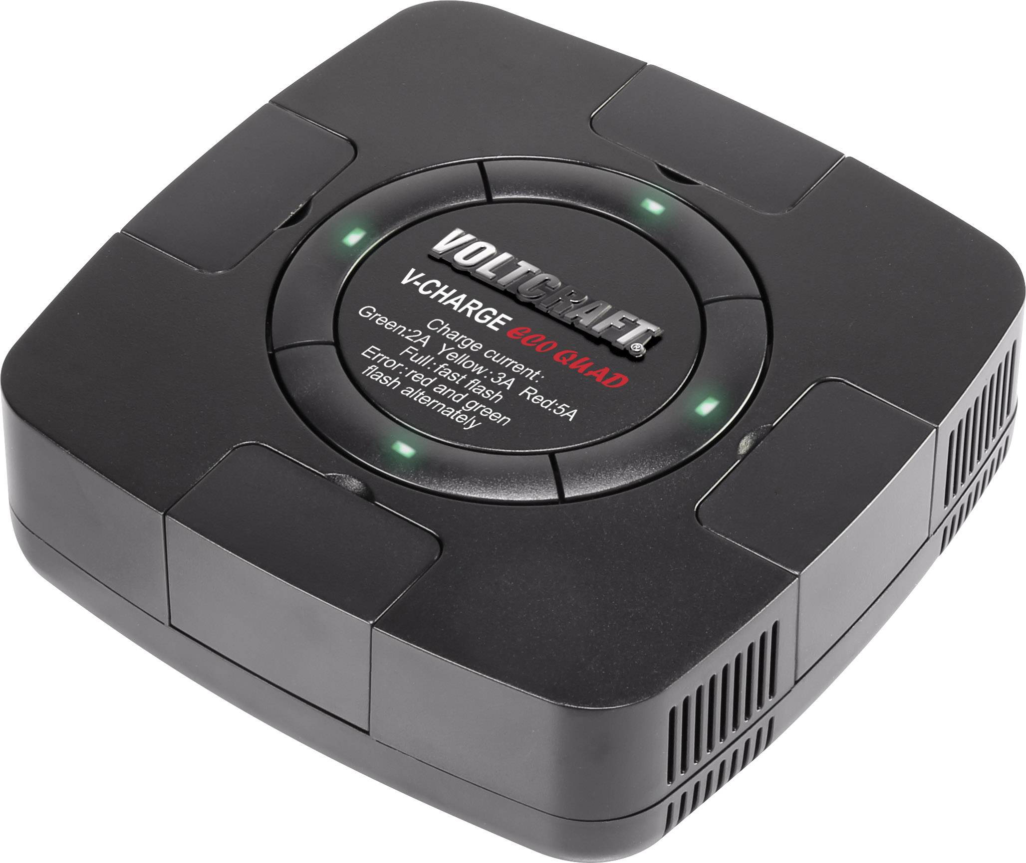 VOLTCRAFT V-Charge Eco Quad Modellbau-Ladegerät 12 V, 32 V 5 A LiPo