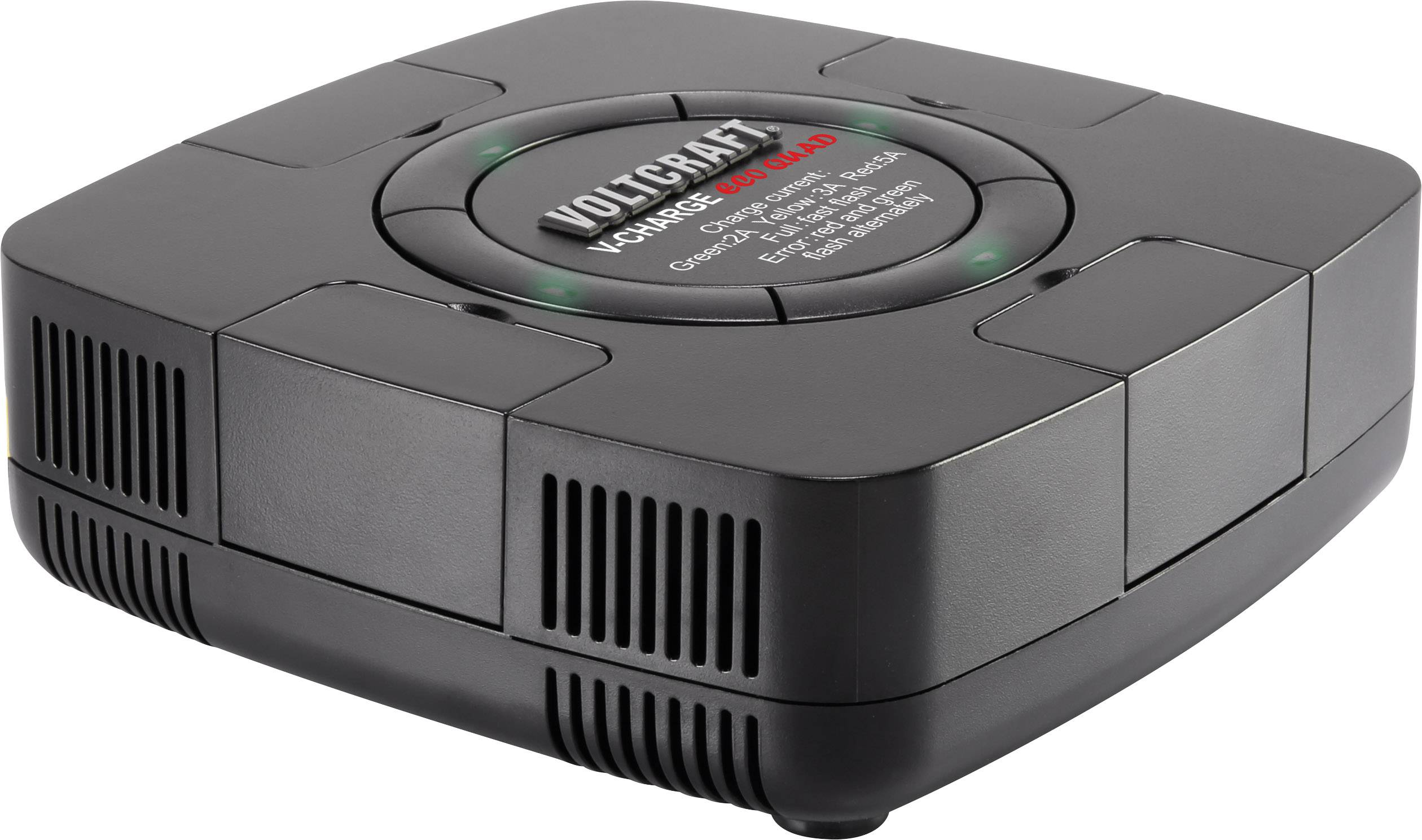 VOLTCRAFT V-Charge Eco Quad Modellbau-Ladegerät 12 V, 32 V 5 A LiPo