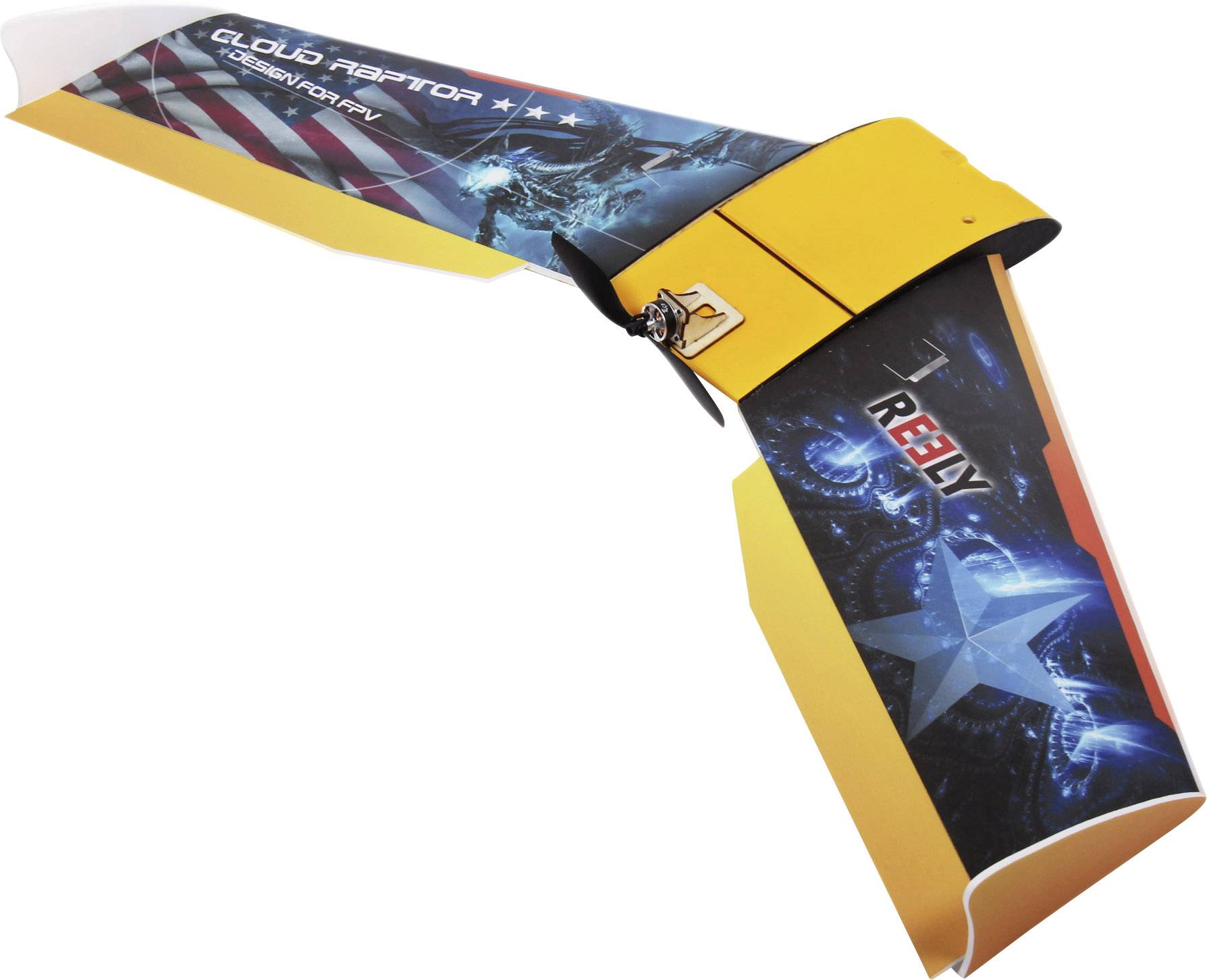 Reely FPV Wing Cloud Raptor RC Indoor-, Microflugmodell Bausatz 1000mm