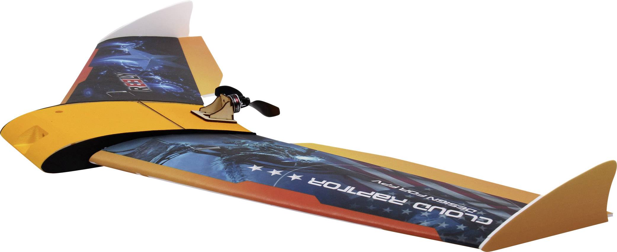 Reely FPV Wing Cloud Raptor RC Indoor-, Microflugmodell Bausatz 1000mm