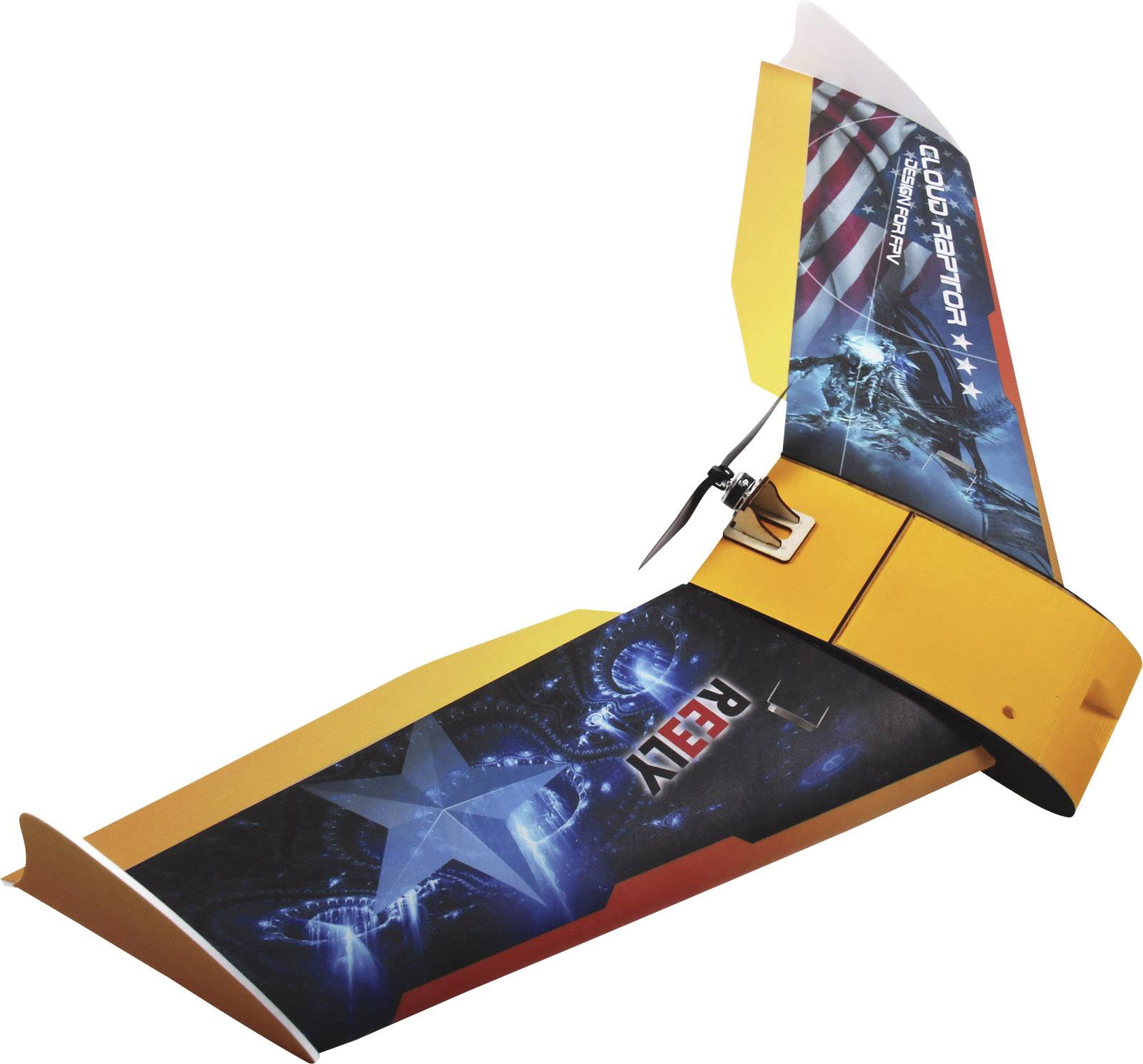 Reely FPV Wing Cloud Raptor RC Indoor-, Microflugmodell Bausatz 1000mm