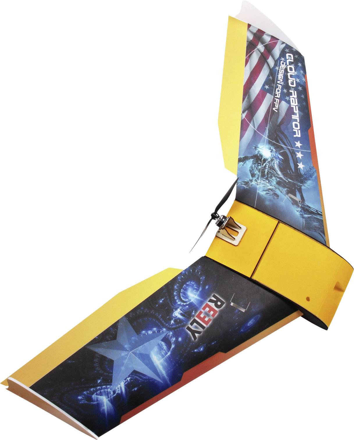 Reely FPV Wing Cloud Raptor RC Indoor-, Microflugmodell Bausatz 1000mm