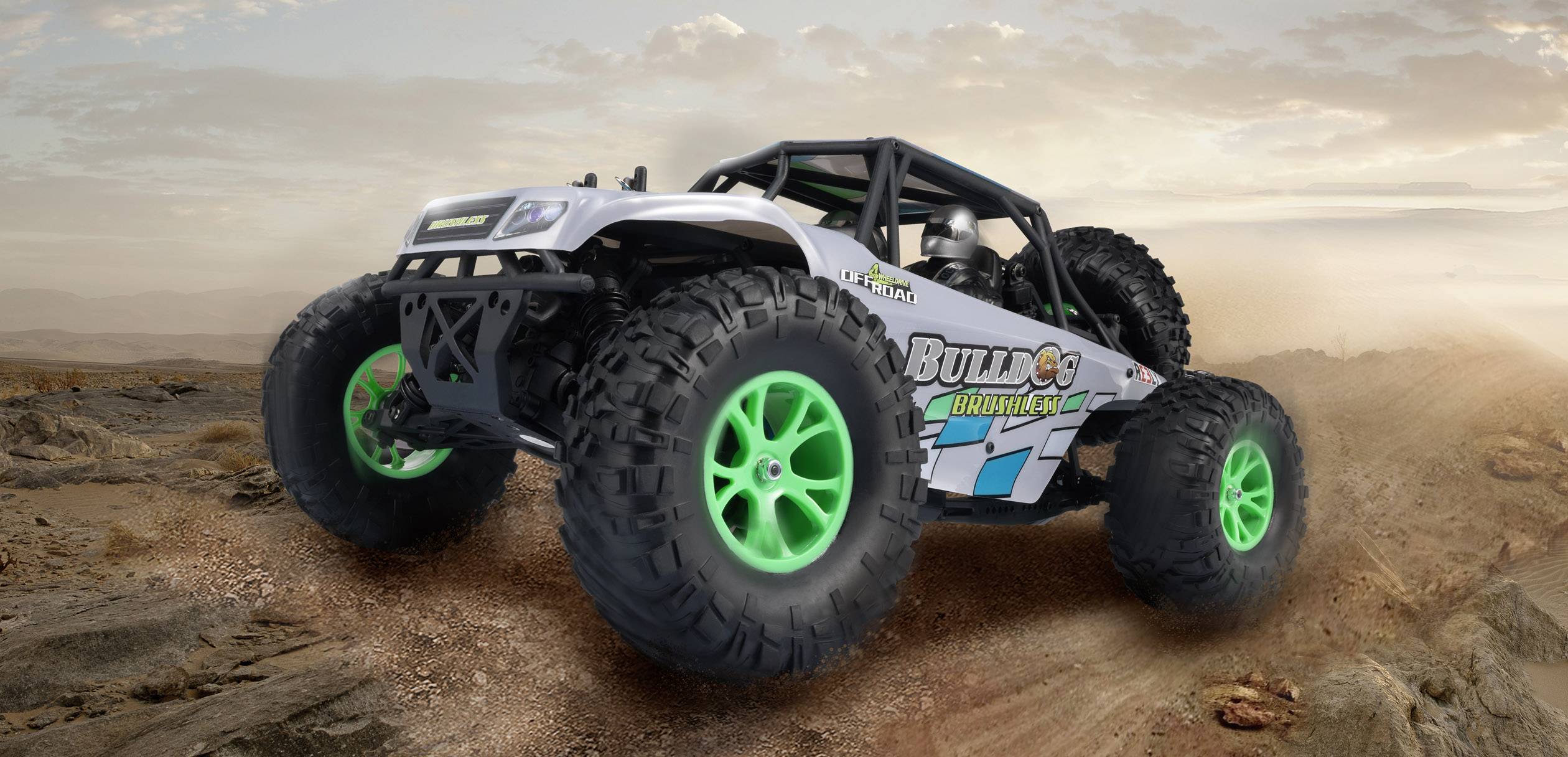 Reely Bulldog Brushless Brushless 1:10 RC Modellauto Elektro Buggy Allradantrieb (4WD) 100% RtR 2,4GHz inkl. Akku, Ladegerät und
