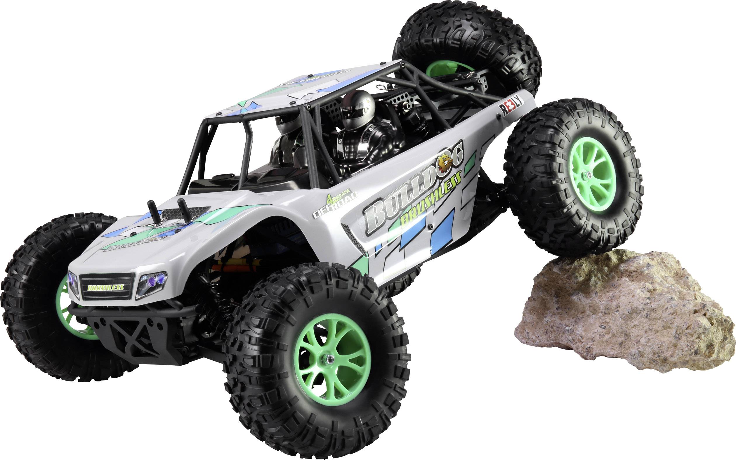 Reely Bulldog Brushless Brushless 1:10 RC Modellauto Elektro Buggy Allradantrieb (4WD) 100% RtR 2,4GHz inkl. Akku, Ladegerät und