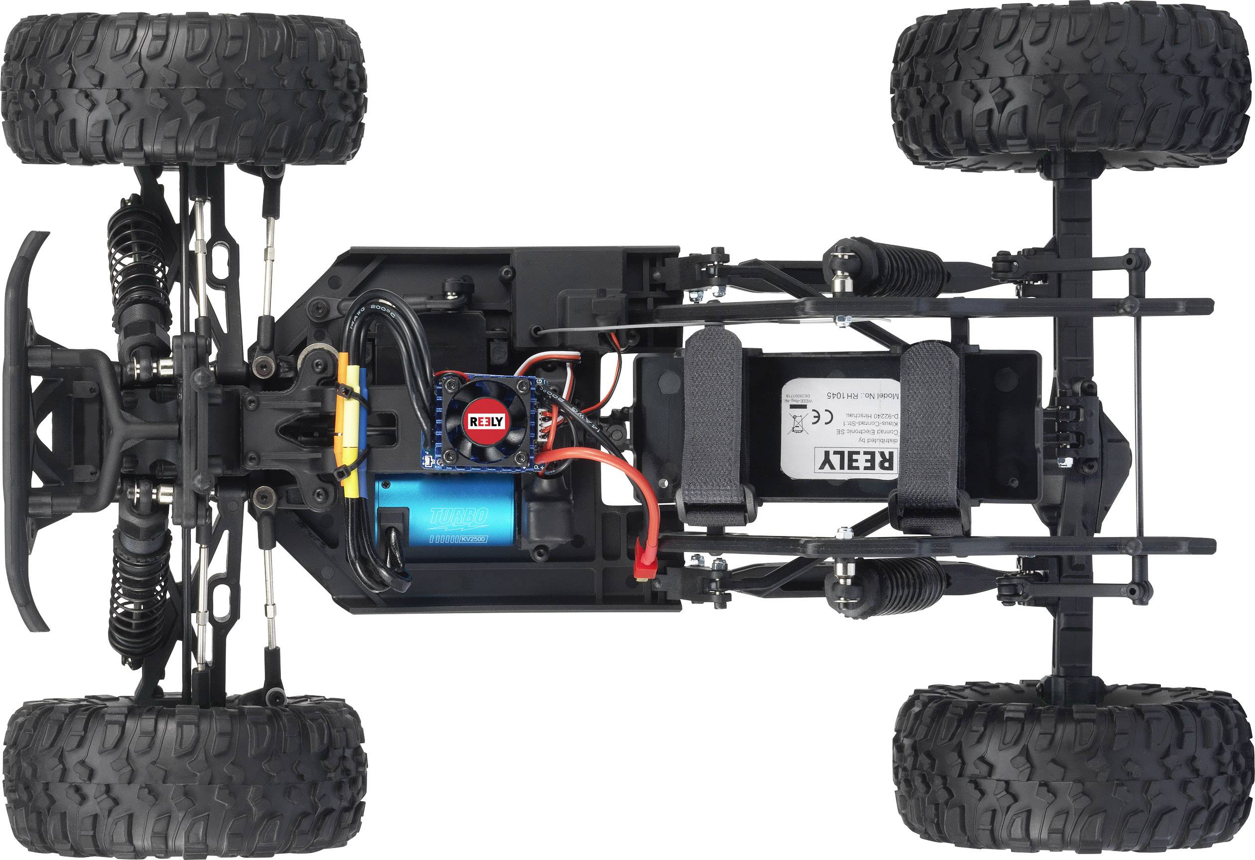 Reely Bulldog Brushless Brushless 1:10 RC Modellauto Elektro Buggy Allradantrieb (4WD) 100% RtR 2,4GHz inkl. Akku, Ladegerät und