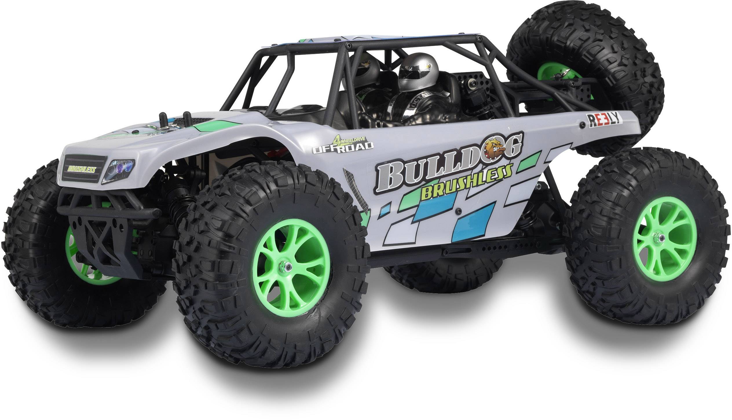 Reely Bulldog Brushless Brushless 1:10 RC Modellauto Elektro Buggy Allradantrieb (4WD) 100% RtR 2,4GHz inkl. Akku, Ladegerät und