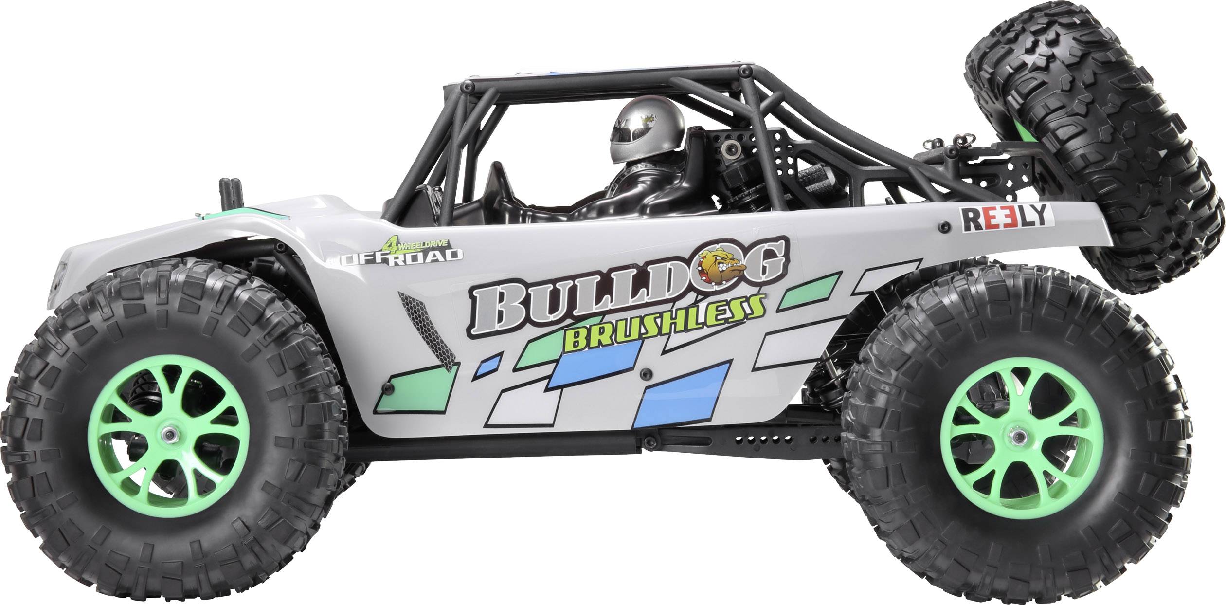 Reely Bulldog Brushless Brushless 1:10 RC Modellauto Elektro Buggy Allradantrieb (4WD) 100% RtR 2,4GHz inkl. Akku, Ladegerät und