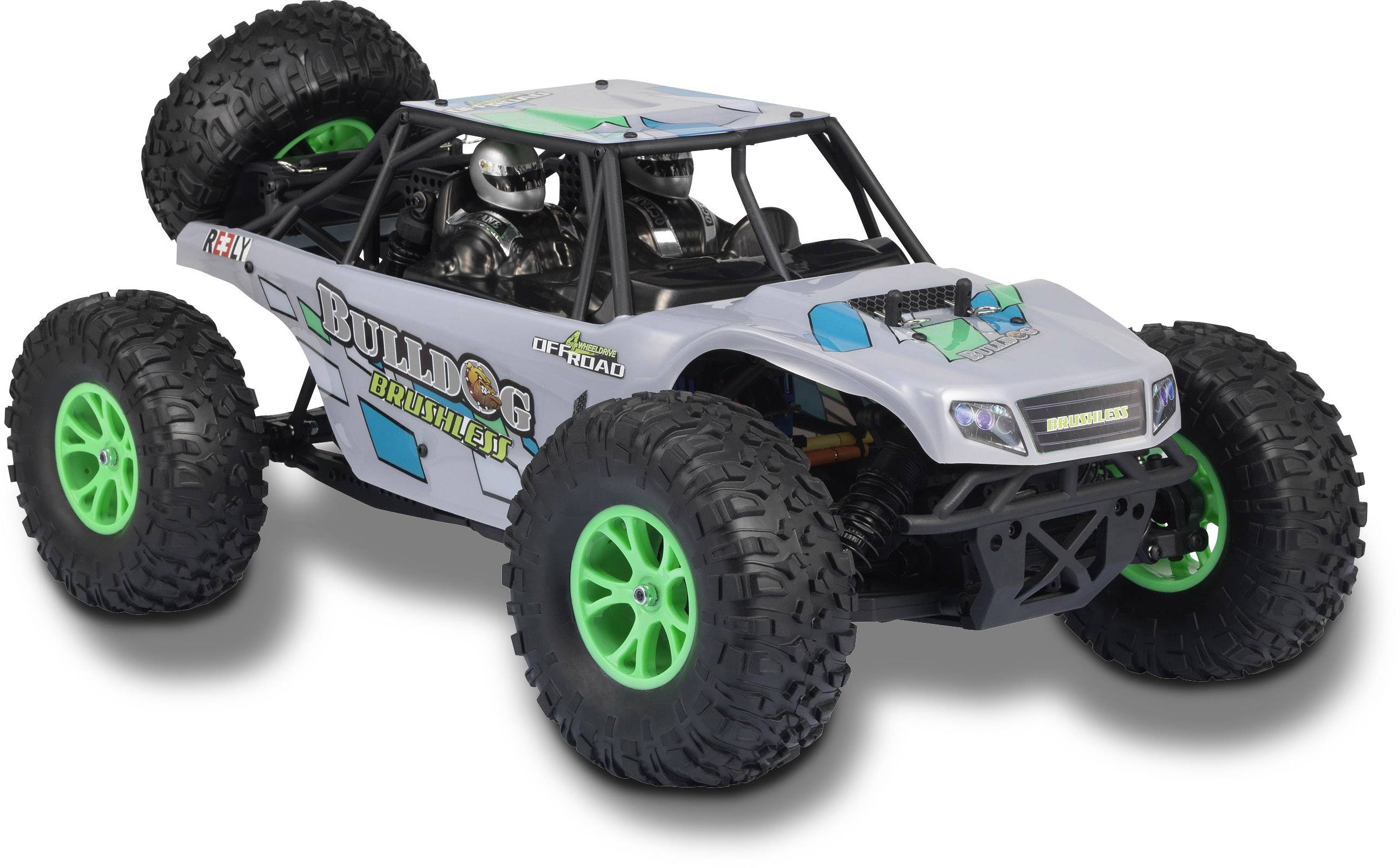 Reely Bulldog Brushless Brushless 1:10 RC Modellauto Elektro Buggy Allradantrieb (4WD) 100% RtR 2,4GHz inkl. Akku, Ladegerät und