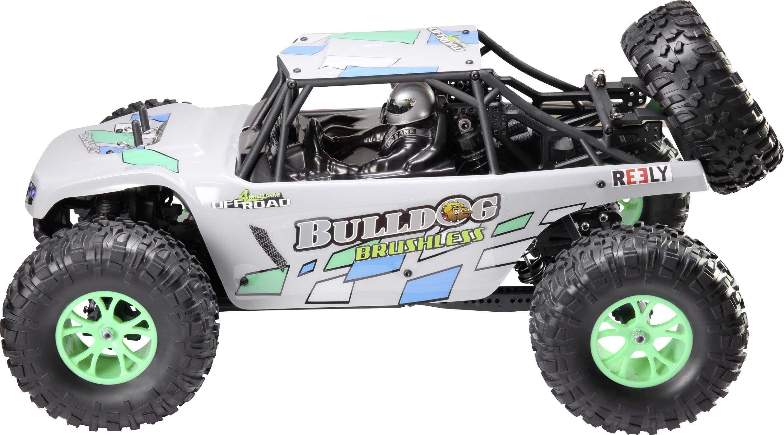 Reely Bulldog Brushless Brushless 1:10 RC Modellauto Elektro Buggy Allradantrieb (4WD) 100% RtR 2,4GHz inkl. Akku, Ladegerät und