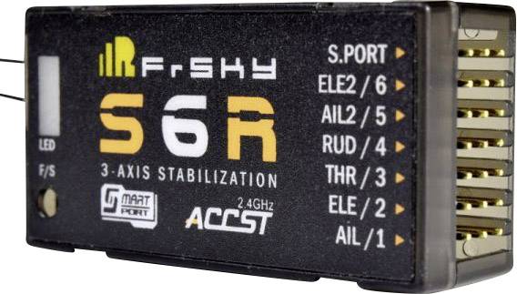 FrSky S6R Gyro 6-Kanal Empfänger 2,4GHz