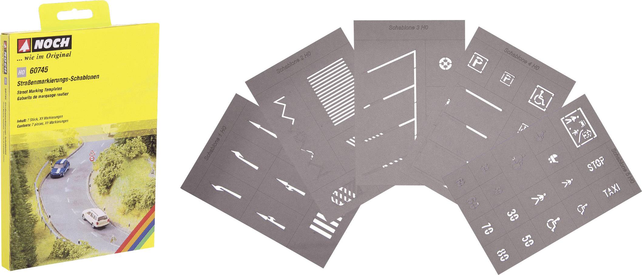 NOCH 60745 H0 Straßenbau-Komplett-Set