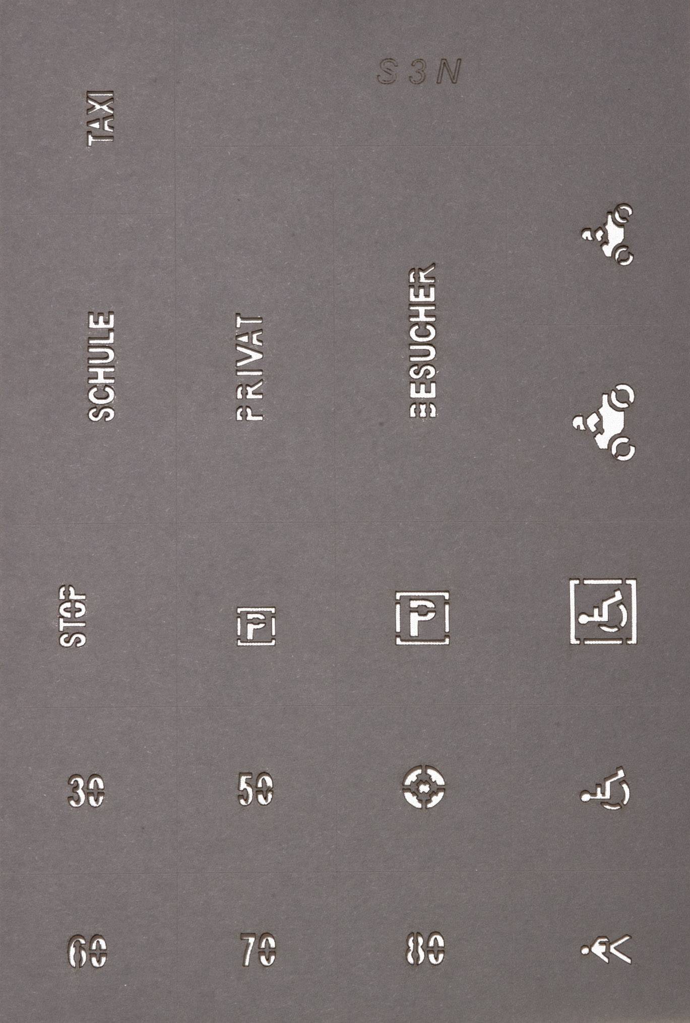 NOCH 34240 N Straßenmarkierungs-Schablonen