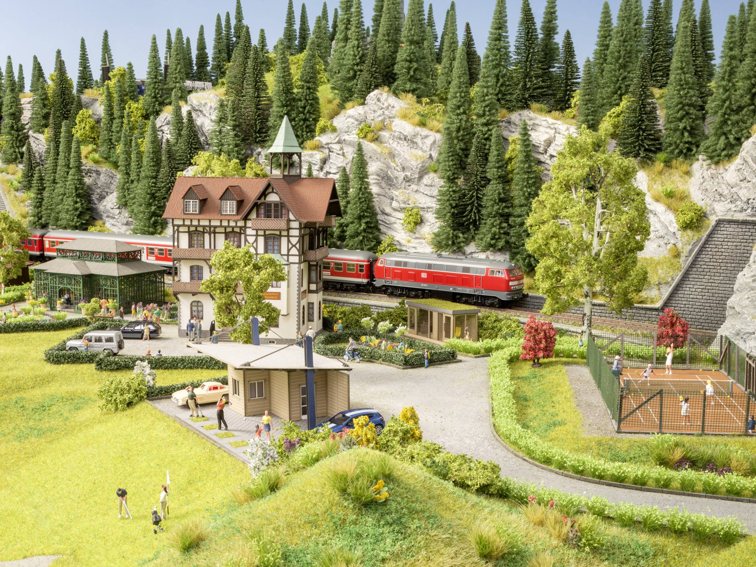 NOCH 66407 H0 Romantik-Hotel "Schönblick"