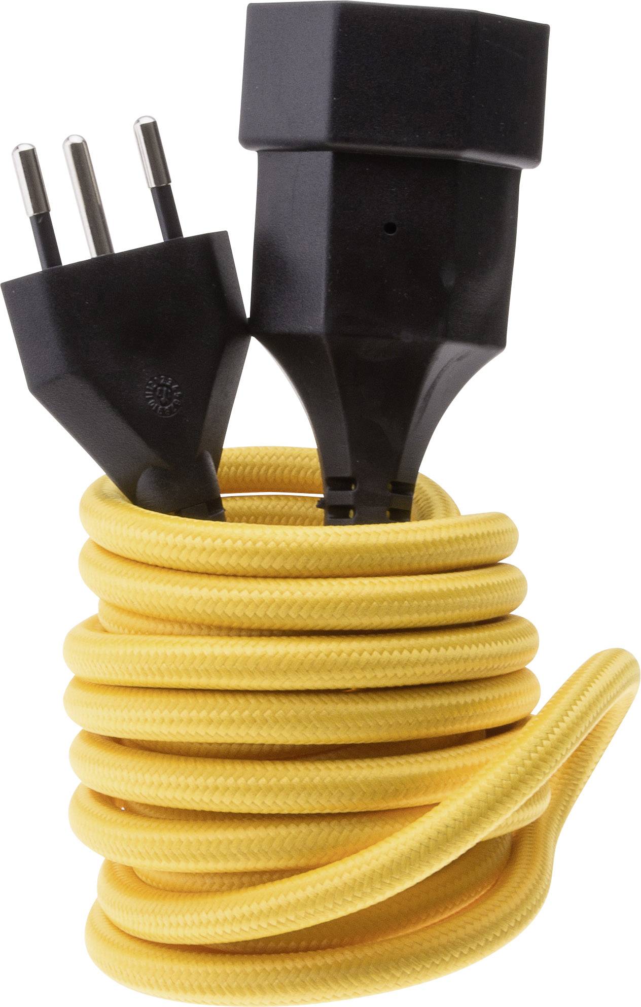 MH MaxTex 114092 Strom Verlängerungskabel Gelb 3.00 m H05VV-F 3G 1,0 mm²