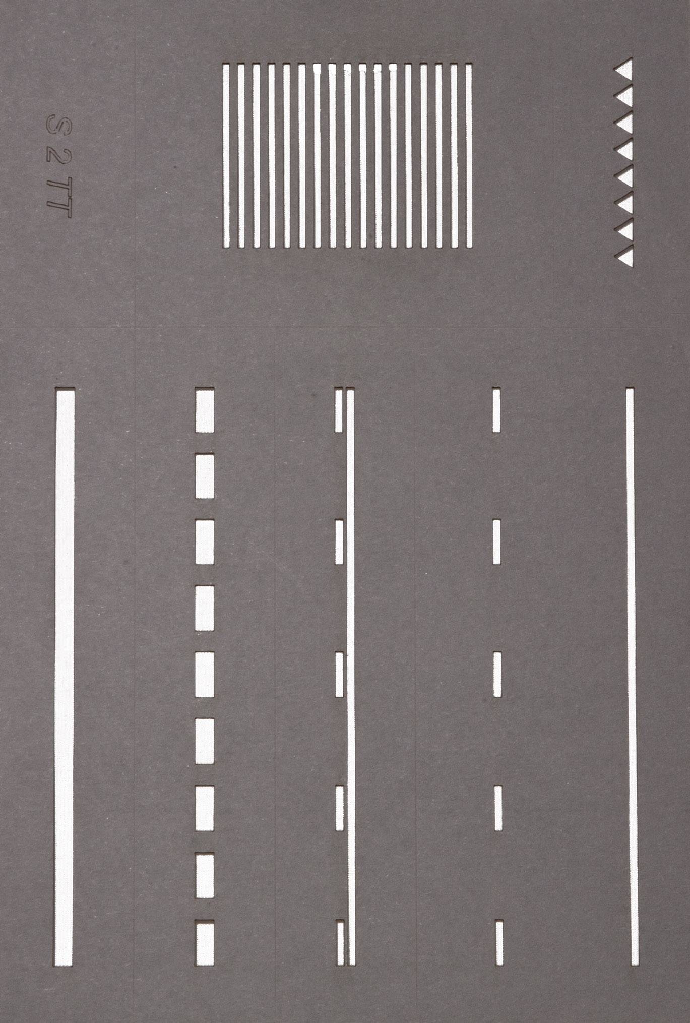 NOCH 48600 TT Straßenmarkierungs-Schablonen