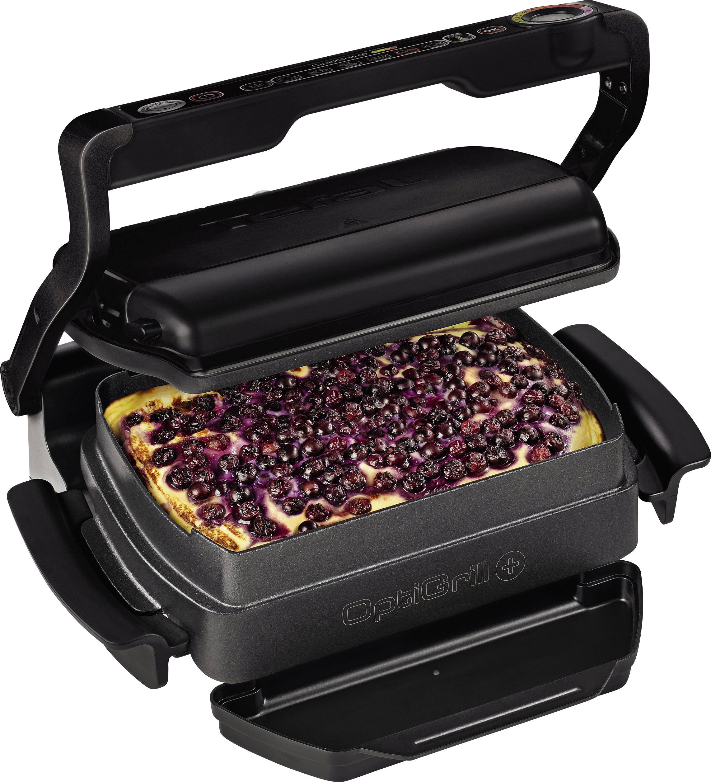 Tefal Optigrill+ Snacking & Baking Elektro Kontaktgrill Automatische Temperaturanpassung Schwarz