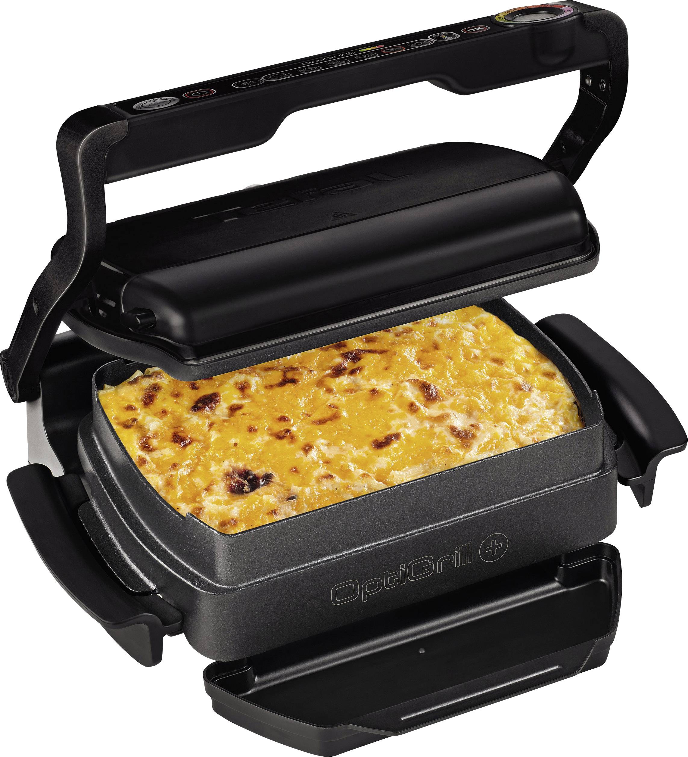 Tefal Optigrill+ Snacking & Baking Elektro Kontaktgrill Automatische Temperaturanpassung Schwarz