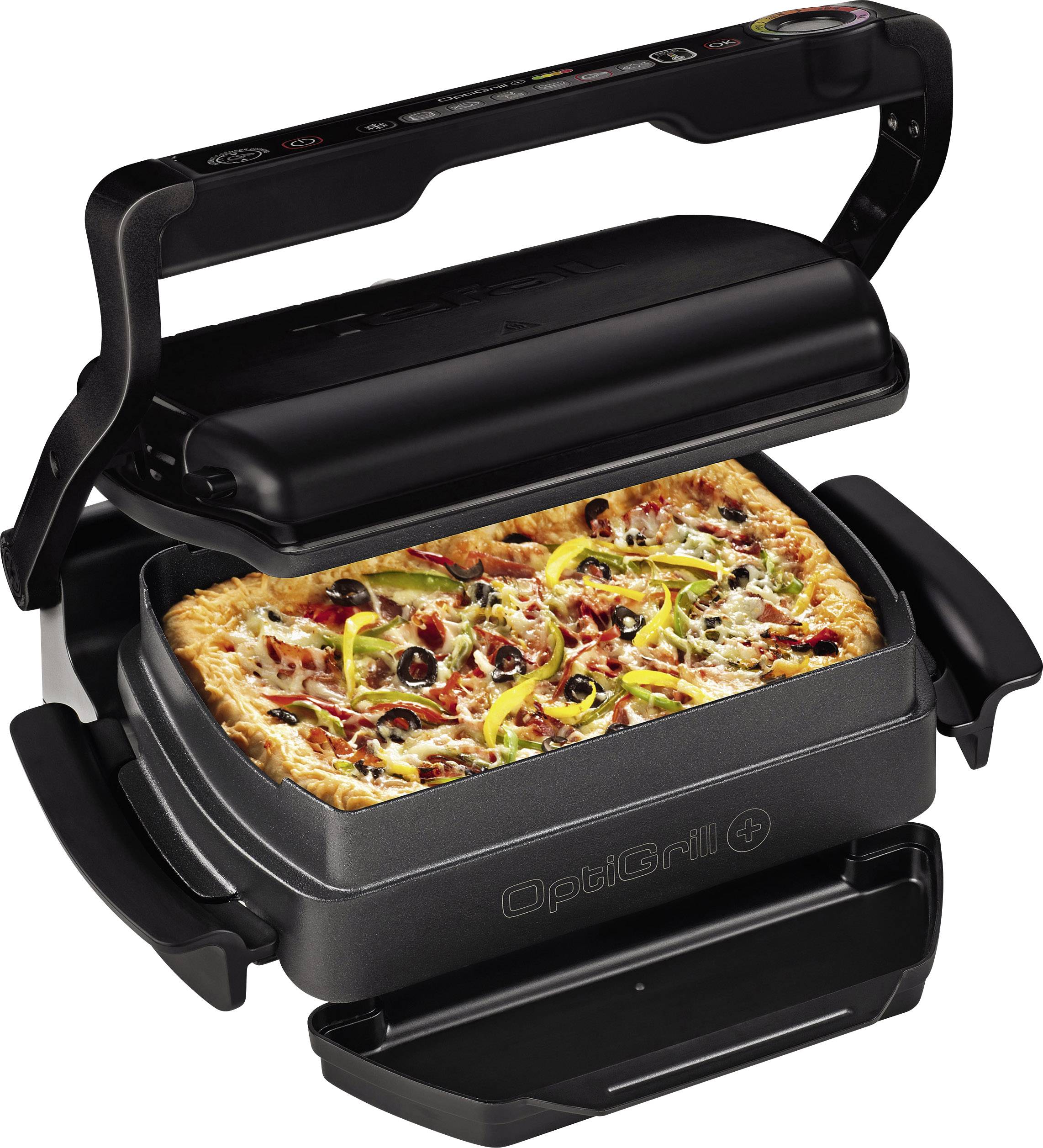 Tefal Optigrill+ Snacking & Baking Elektro Kontaktgrill Automatische Temperaturanpassung Schwarz