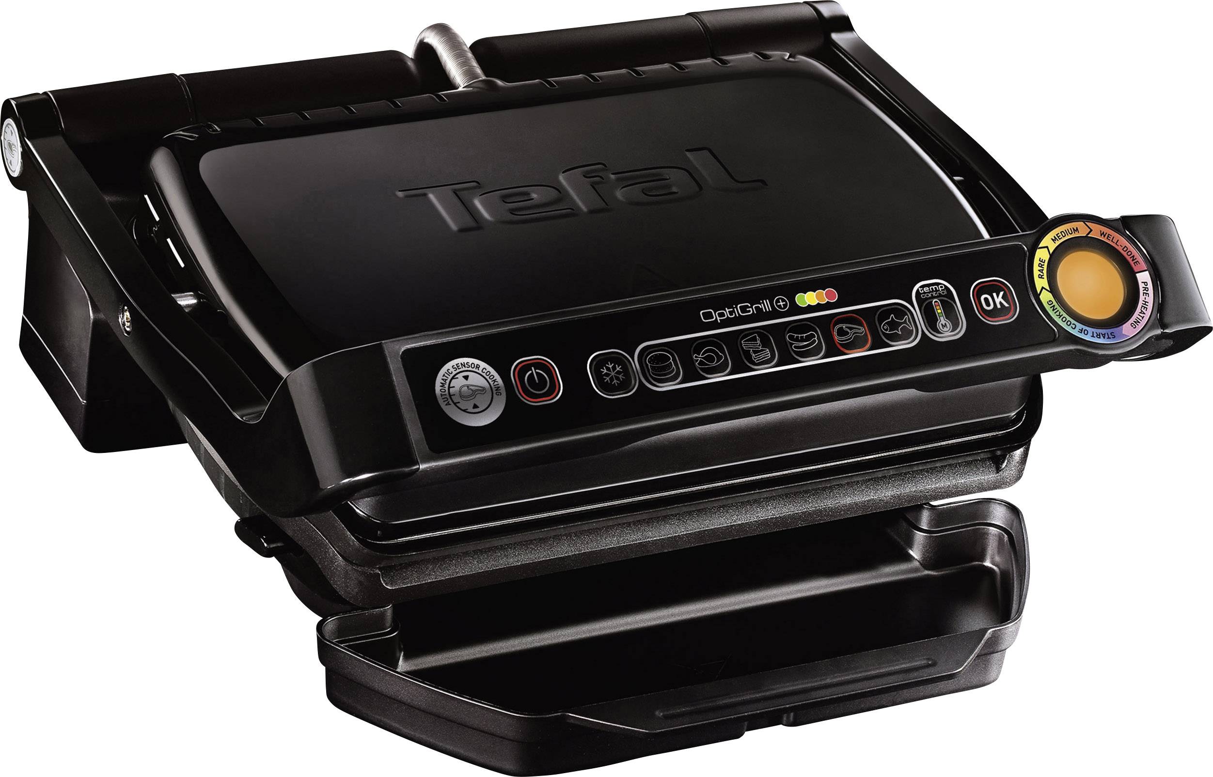 Tefal Optigrill+ Snacking & Baking Elektro Kontaktgrill Automatische Temperaturanpassung Schwarz