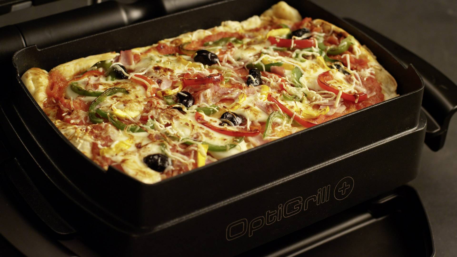 Tefal Optigrill + XL Elektro Kontaktgrill Automatische Temperaturanpassung Edelstahl (gebürstet), Schwarz