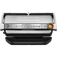Tefal Optigrill + XL Elektro Kontaktgrill Automatische Temperaturanpassung Edelstahl (gebürstet), Schwarz Tefal Optigrill + XL Elektro Kontaktgrill Automatische Temperaturanpassung Edelstahl (gebürstet), Schwarz
