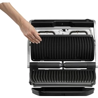 Tefal Optigrill + XL Elektro Kontaktgrill Automatische Temperaturanpassung Edelstahl (gebürstet), Schwarz Tefal Optigrill + XL Elektro Kontaktgrill Automatische Temperaturanpassung Edelstahl (gebürstet), Schwarz