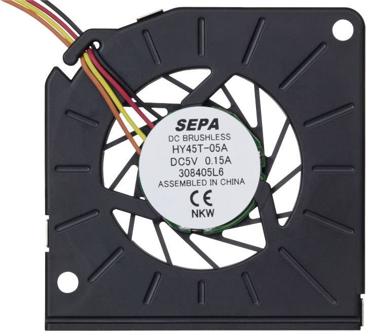 SEPA HY45T05A-830 Radiallüfter 5 V/DC 2.3 m³/h (L x B x H) 45 x 45 x 5mm