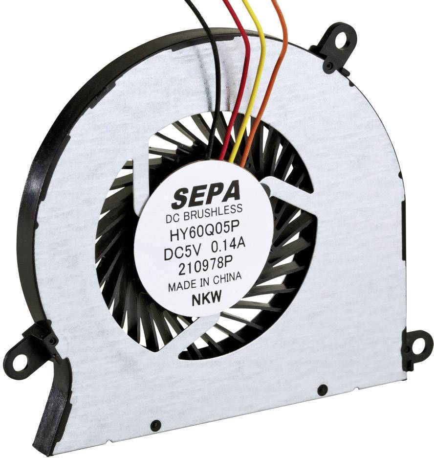 SEPA HY60Q05PSE04A Radiallüfter 5 V/DC 4.1 m³/h (L x B x H) 60.9 x 5 x 56.4mm