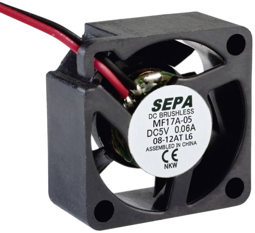 SEPA MF17A05 Axiallüfter 5 V/DC 0.9 m³/h (L x B x H) 17 x 8 x 17 mm