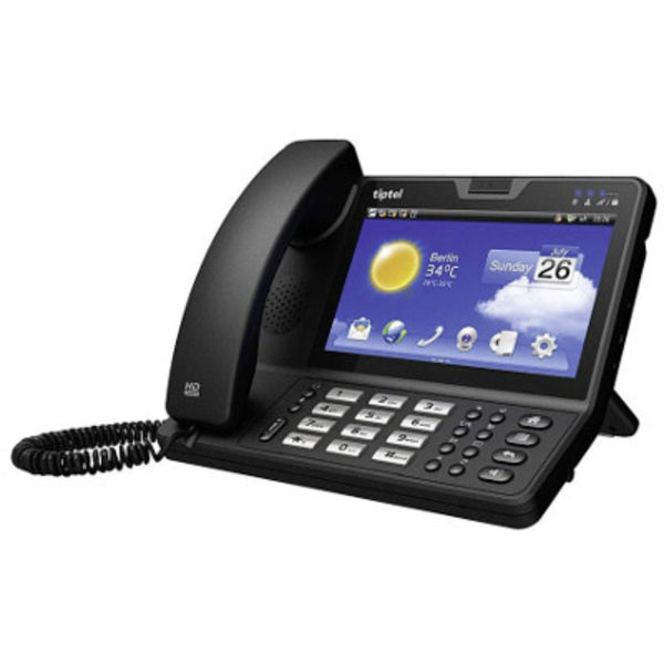 TipTel Schnurgebundenes Telefon, VoIP 3275 Touchscreen, Freisprechen, Headsetanschluss Farbdisplay