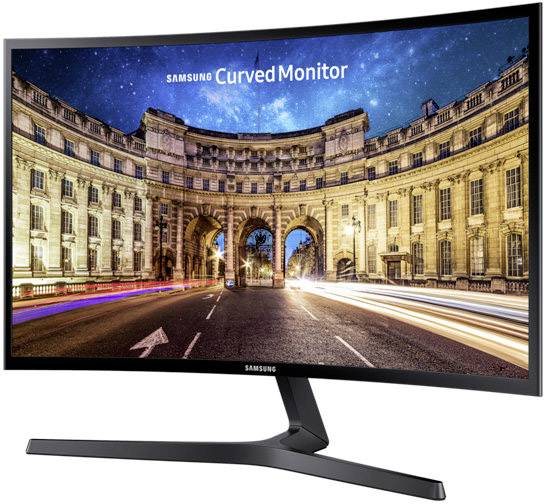 Samsung C24F396FHU LED-Monitor EEK G (A - G) 59.7 cm (23.5 Zoll) 1920 x 1080 Pixel 16:9 4 ms VGA, HDMI® VA LED