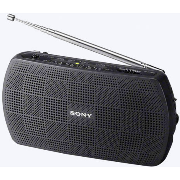 Sony SRF-18 UKW Taschenradio AUX, UKW Schwarz