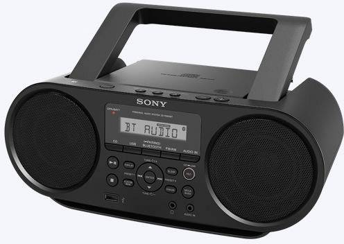 Sony ZS-RS60BT CD-Radio UKW AUX, Bluetooth®, CD, USB Aufnahmefunktion Schwarz