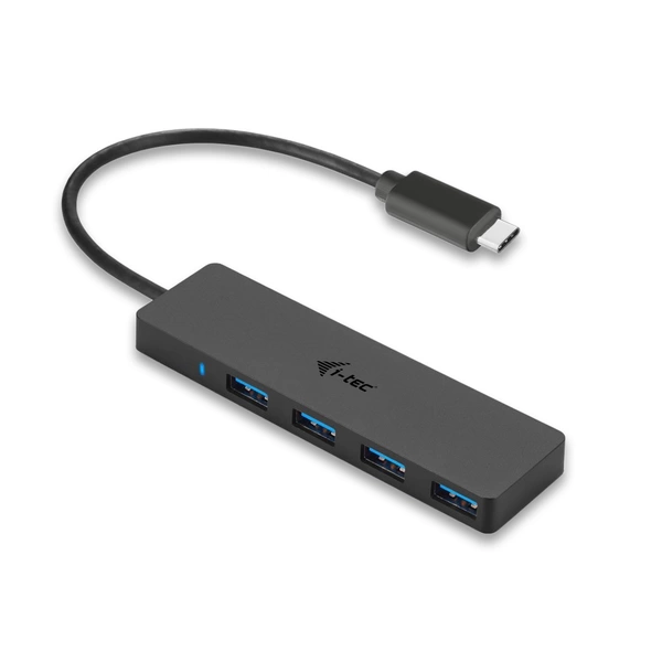 i-tec C31HUB404 4 Port USB 3.2 Gen 1-Hub (USB 3.0) mit USB-C® Stecker Schwarz i-tec C31HUB404 4 Port USB 3.2 Gen 1-Hub (USB 3.0) mit USB-C® Stecker Schwarz