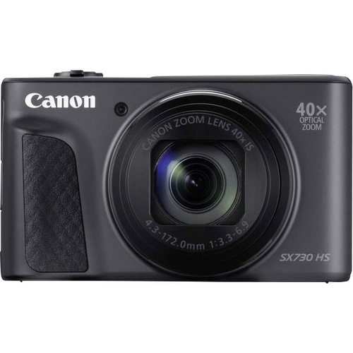Canon SX730HS Digitalkamera 20 Megapixel Opt. Zoom: 40 x Schwarz WiFi, Bluetooth, Full HD Video
