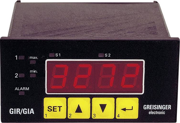 Greisinger GIA 2000 Digitales Einbaumessgerät Universal-Schalttafelanzeige 96 x 48 mm GI