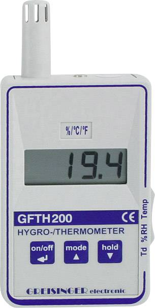 Greisinger GFTH 200-WPF4 Temperatur-Messgerät kalibriert (ISO) -25 - 70 °C Fühler-Typ Pt1000