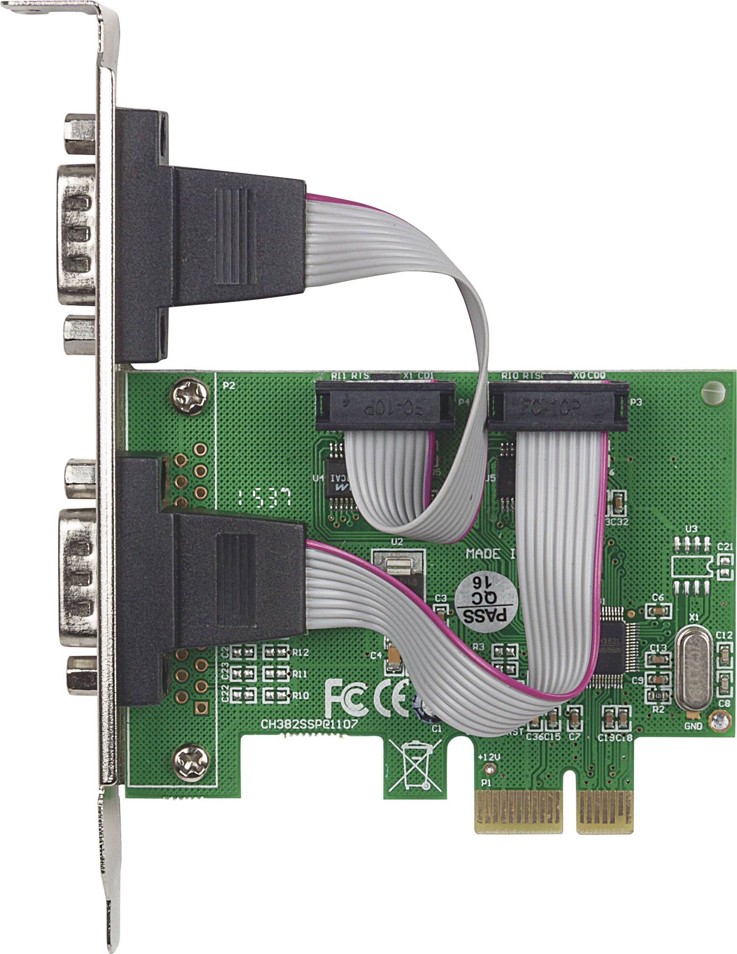 Manhattan 2 Port Serielle Steckkarte Seriell (9pol.) PCIe